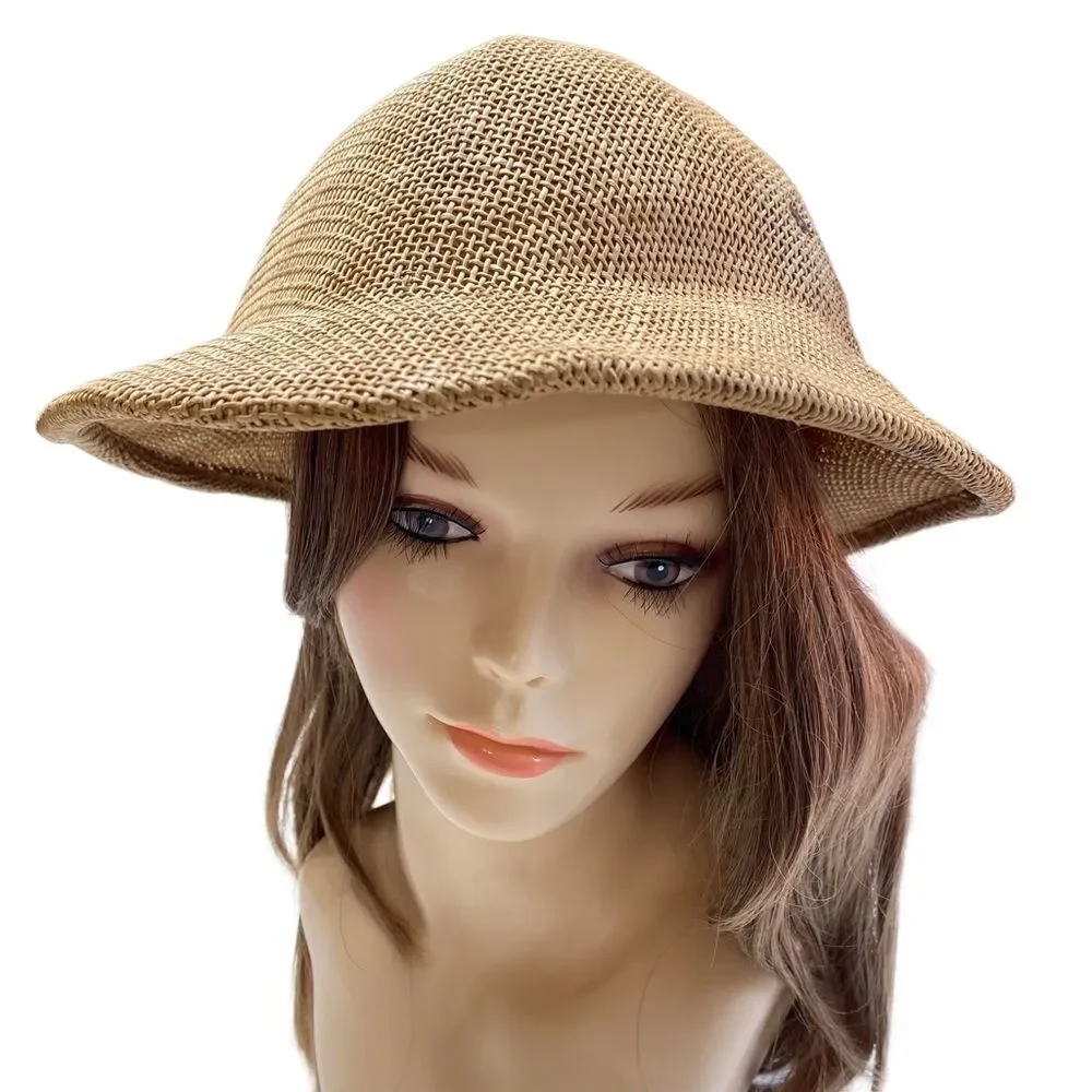 Vintage Brookstone Woven Safari Hat